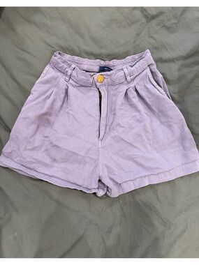 Big Bud Press Trousers Shorts Women’s Lavender Cotton Shorts